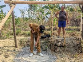 Upaya Konservasi Air Tanah, Kalurahan Tancep Realisasikan Pembuatan Sumur Resapan